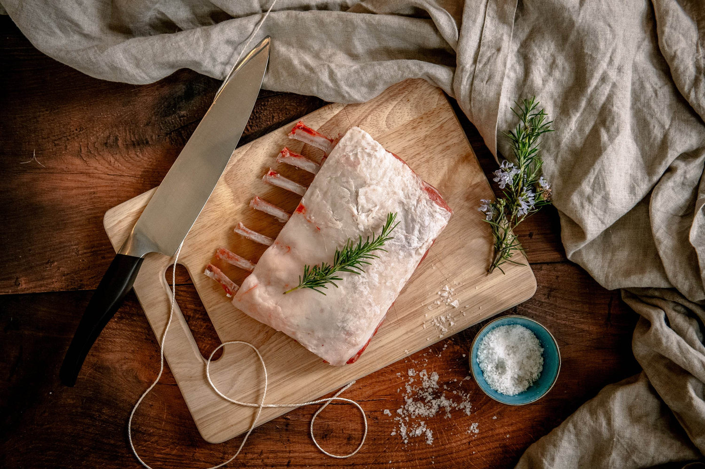 French Trimmed Rack of Lamb - 750g - Paley Farm