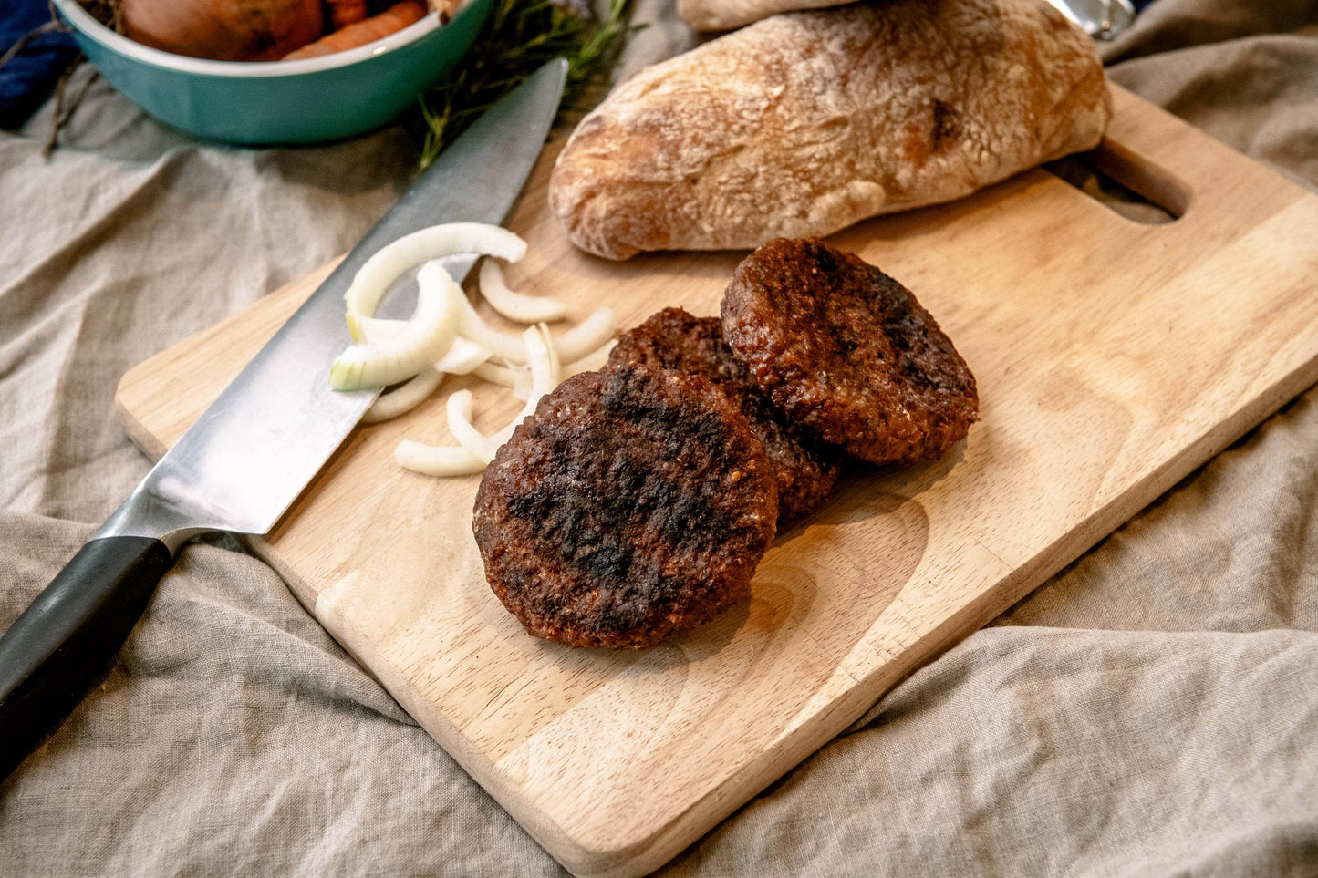 4 x 1/4 Lb Lamb Burgers - Paley Farm