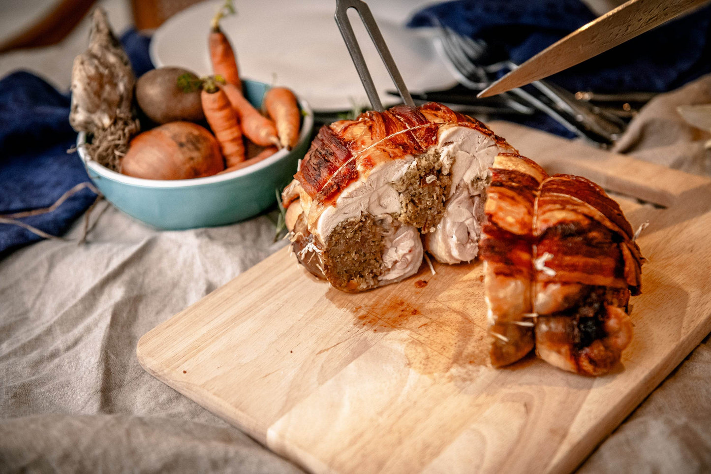 Whole boneless stuffed chicken - Paley Farm