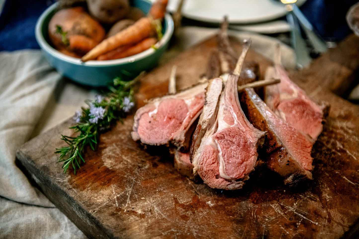 French Trimmed Rack of Lamb - 750g - Paley Farm
