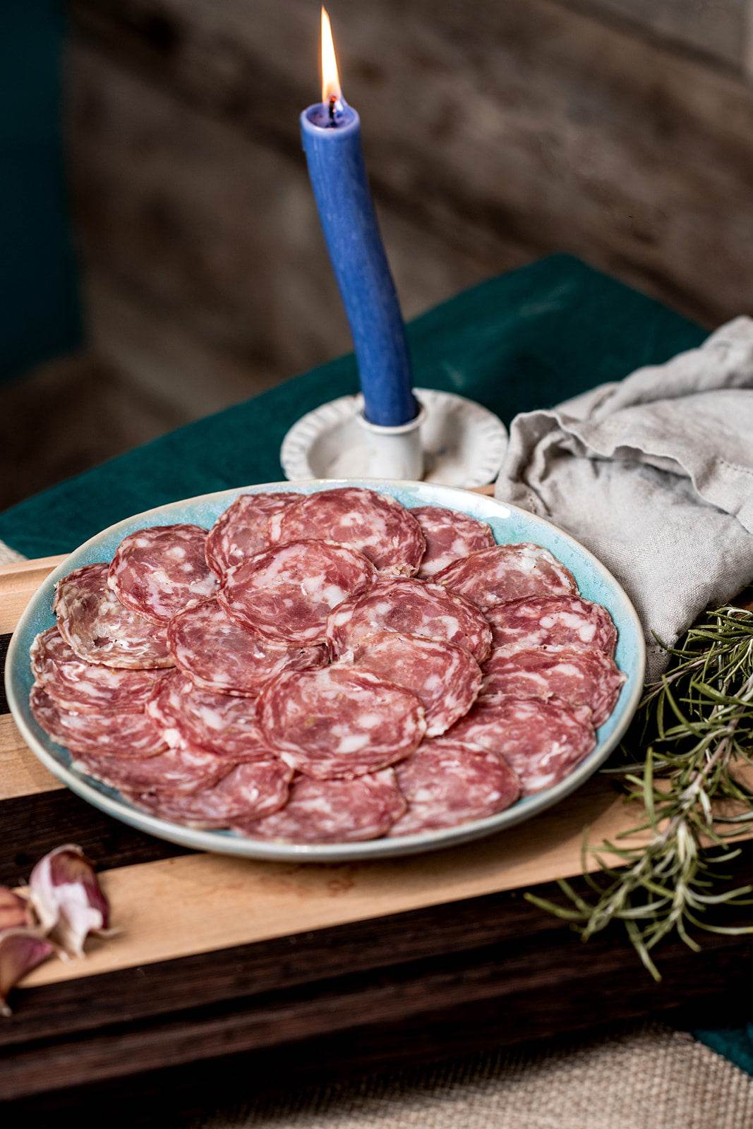 Pork & Fennel Saucisson or Chorizo - 100g - Paley Farm