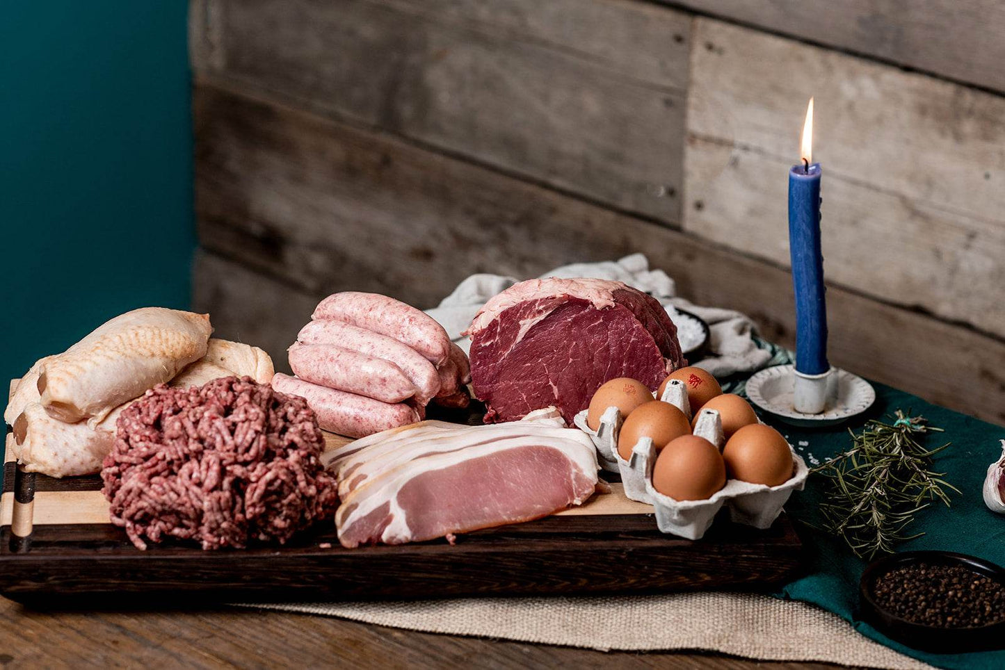 Weekly meat box for a family of 4 - Paley Farm