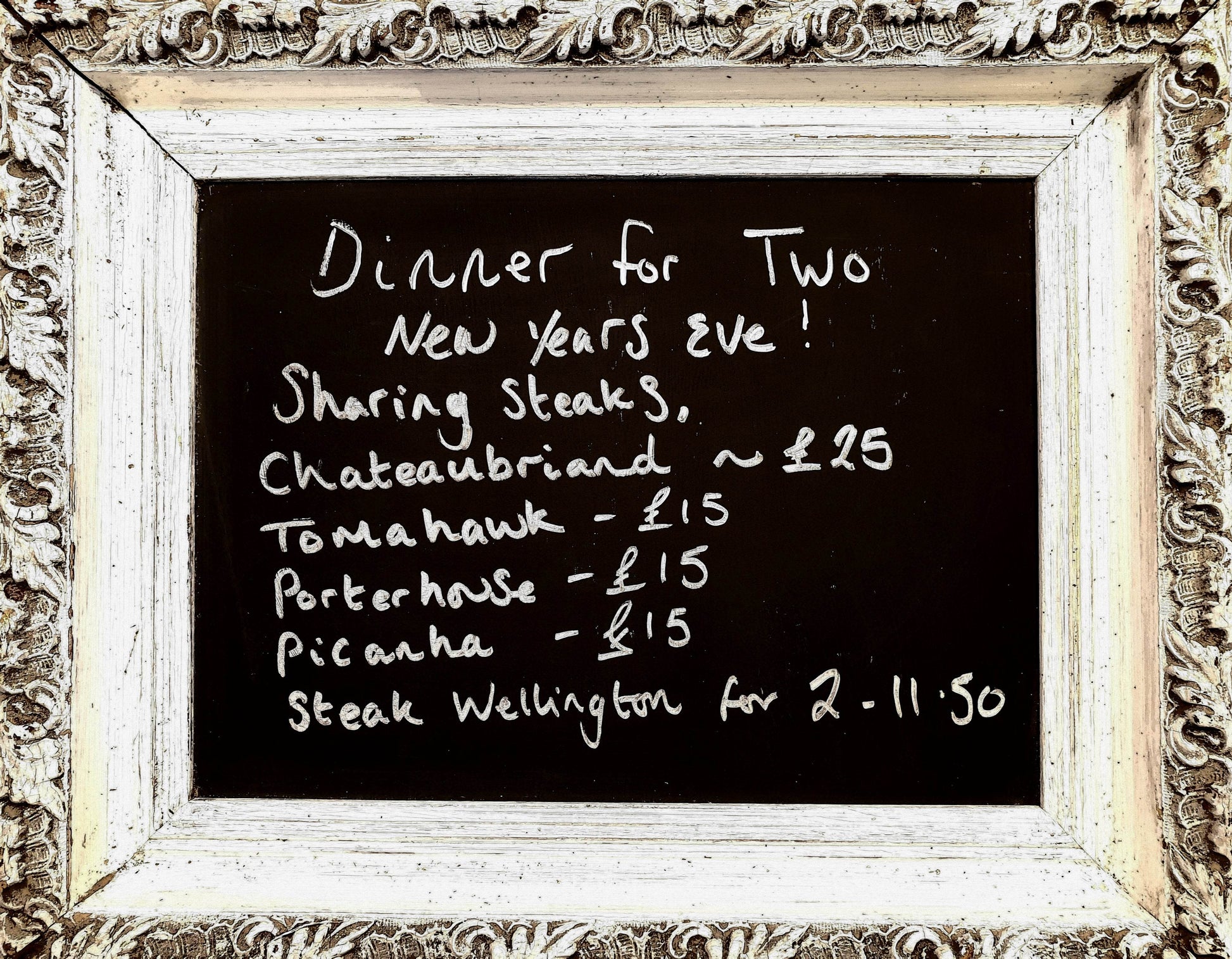 New Year's Eve Dinner for Two - Paley Farm